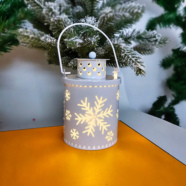 LED Christmas Candle Lantern Nordic Style Holiday Decoration Lights Set