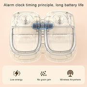 Smart Food Dispenser with Timer and Stainless Bowl
